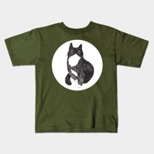 Tuxedo cat Kids T-Shirt